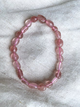 Load image into Gallery viewer, Strawberry Quartz Pebble Bracelet
