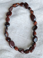 Load image into Gallery viewer, Red Tiger Eye Pebble Bracelet
