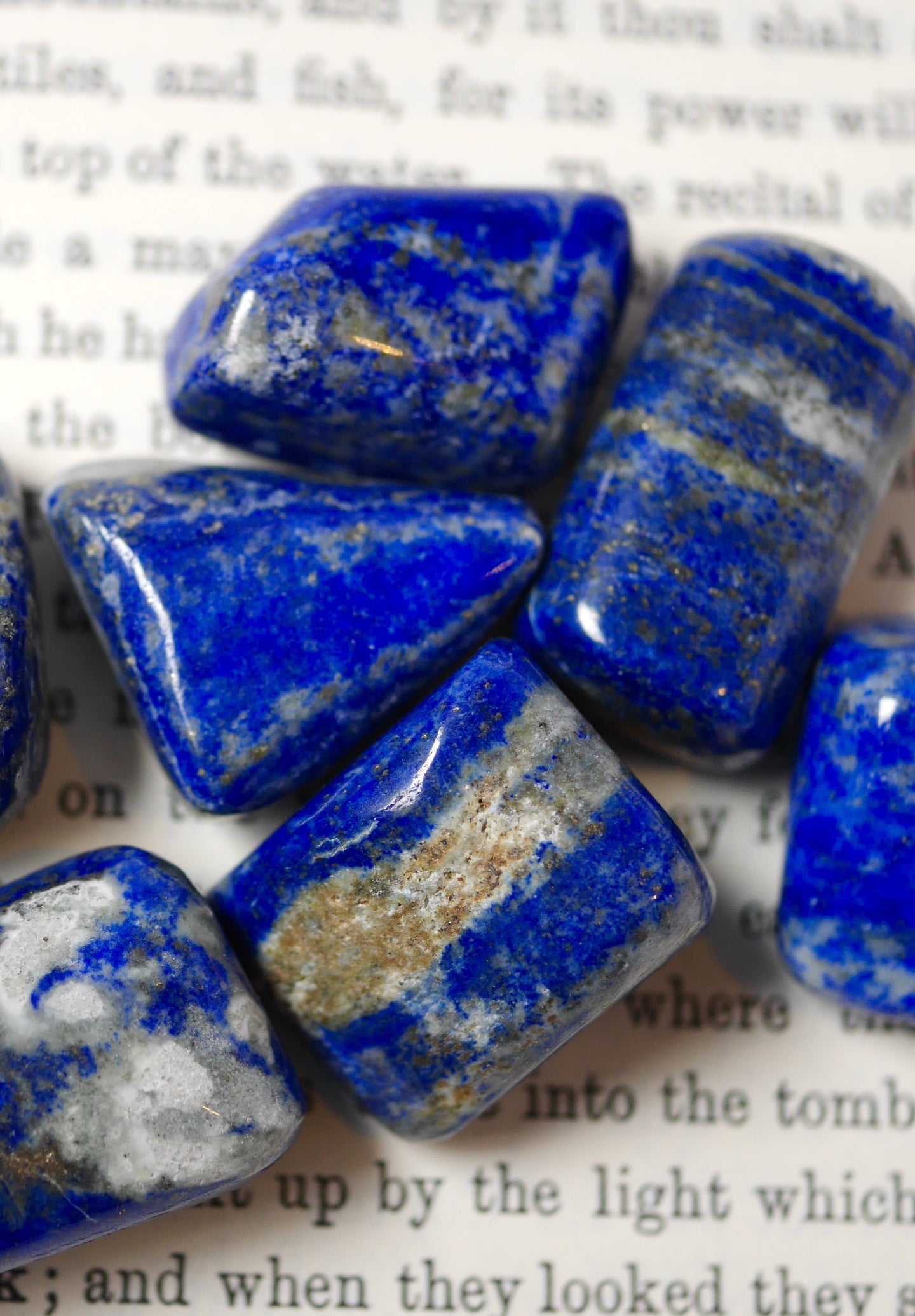 Lapis Lazuli tumbled stone