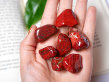 Load image into Gallery viewer, Red Jasper Tumbled Stone
