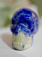 Load image into Gallery viewer, Sodalite Mini Skull Carving

