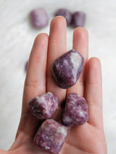 Load image into Gallery viewer, Lepidolite tumbled stone
