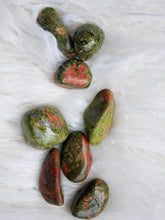 Load image into Gallery viewer, Unakite tumbled stone
