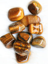 Load image into Gallery viewer, Tigers Eye tumbled stone
