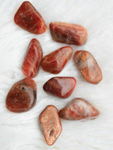 Load image into Gallery viewer, Sunstone tumbled stones (high grade)
