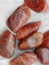 Load image into Gallery viewer, Sunstone tumbled stones (high grade)
