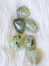 Load image into Gallery viewer, Prehnite tumbled stones
