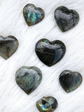 Load image into Gallery viewer, Labradorite mini heart
