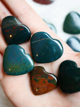 Load image into Gallery viewer, Bloodstone Mini Heart Carving
