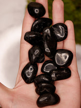 Load image into Gallery viewer, Black Tourmaline tumbled stone Small

