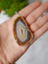 Load image into Gallery viewer, Agate slice necklace

