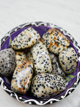 Load image into Gallery viewer, Dalmatian jasper tumbled stones
