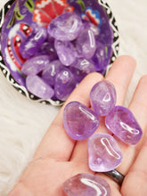 Load image into Gallery viewer, Amethyst tumbled stones
