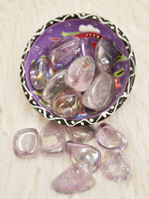 Load image into Gallery viewer, Amethyst aura tumbled stones
