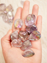 Load image into Gallery viewer, Amethyst aura tumbled stones
