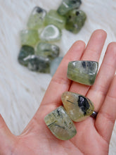 Load image into Gallery viewer, Prehnite tumbled stones
