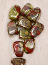 Load image into Gallery viewer, Dragon&#39;s blood jasper tumbled stones
