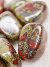 Load image into Gallery viewer, Dragon&#39;s blood jasper tumbled stones
