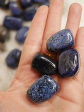 Load image into Gallery viewer, Dumortierite tumbled stones
