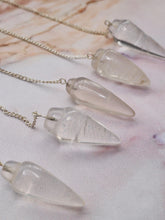 Load image into Gallery viewer, Clear quartz pendulum
