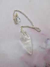 Load image into Gallery viewer, Clear quartz pendulum
