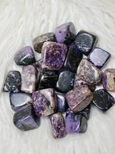 Load image into Gallery viewer, Charoite tumbled stone
