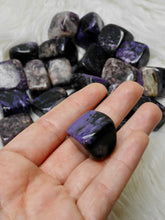 Load image into Gallery viewer, Charoite tumbled stone
