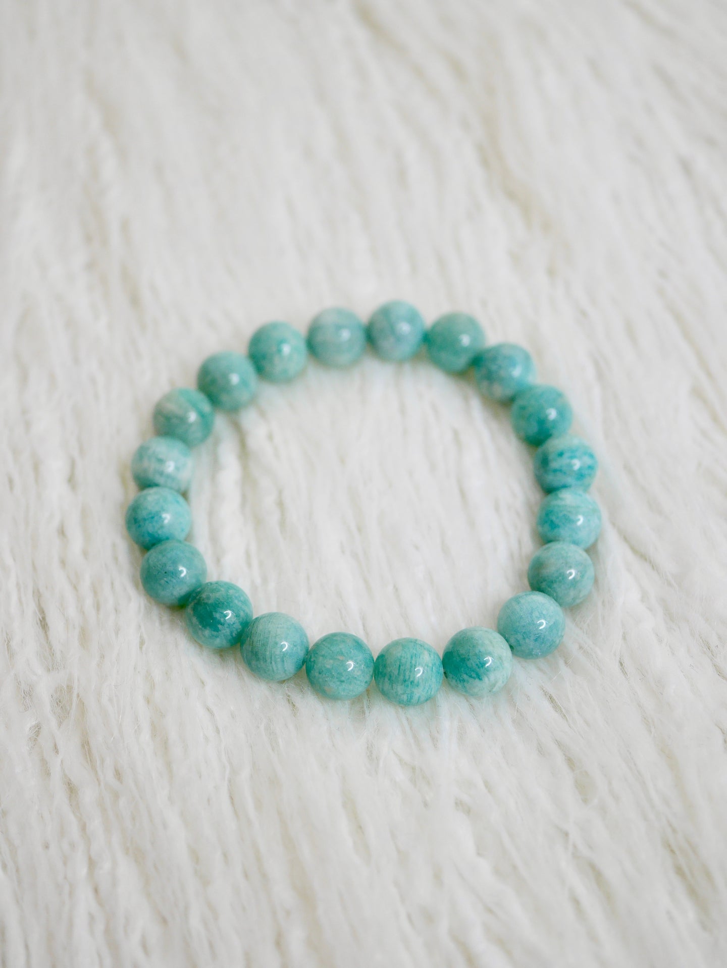 Amazonite round bracelet 10mm