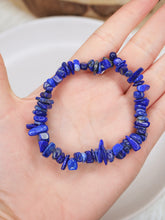 Load image into Gallery viewer, Lapis Lazuli chip bracelet
