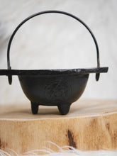 Load image into Gallery viewer, Cast Iron Pentagram dish Cauldron
