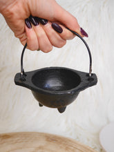 Load image into Gallery viewer, Cast Iron Pentagram dish Cauldron
