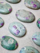 Load image into Gallery viewer, Ruby Fuchsite Polished Pocket Stone
