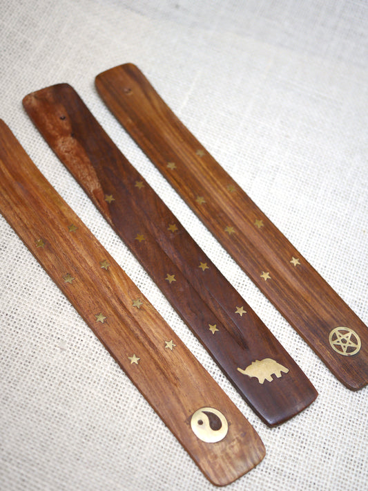 Wood Incense Holder