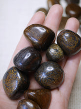 Load image into Gallery viewer, Bronzite tumbled stone
