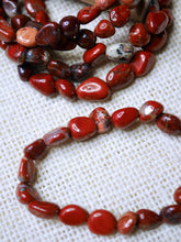 Load image into Gallery viewer, Red Jasper tumbled bracelet
