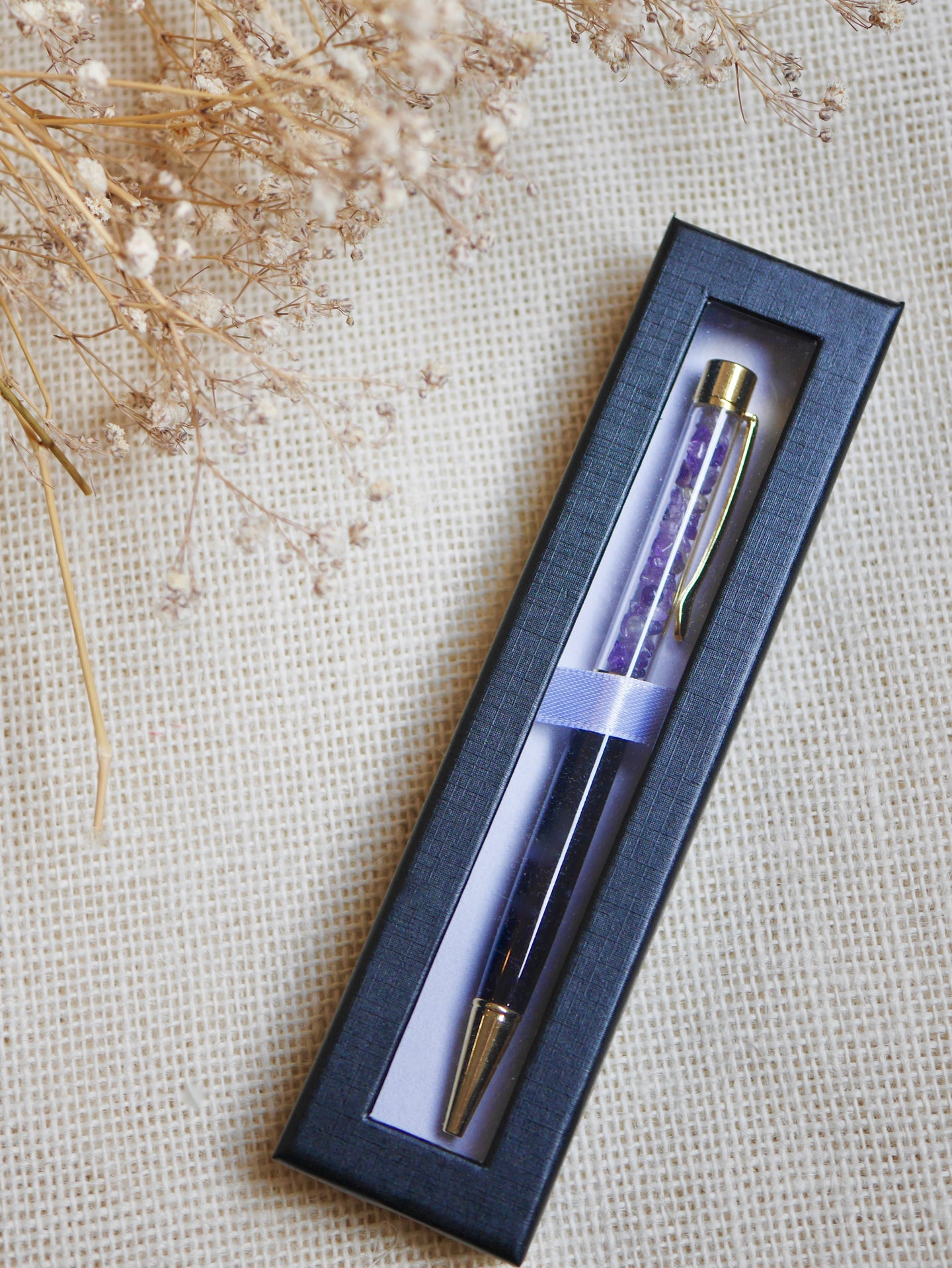 Amethyst Pen With Gift Box