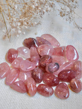 Load image into Gallery viewer, Strawberry Quartz Tumbled Stones
