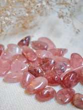 Load image into Gallery viewer, Strawberry Quartz Tumbled Stones

