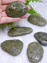 Load image into Gallery viewer, Epidote Palm Stone
