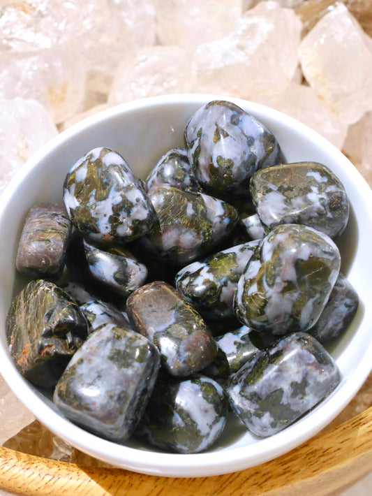 Indigo Gabbro Tumbled