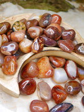 Load image into Gallery viewer, Large Carnelian Tumbled Stone
