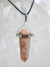 Load image into Gallery viewer, Sunstone Double Terminated Necklace
