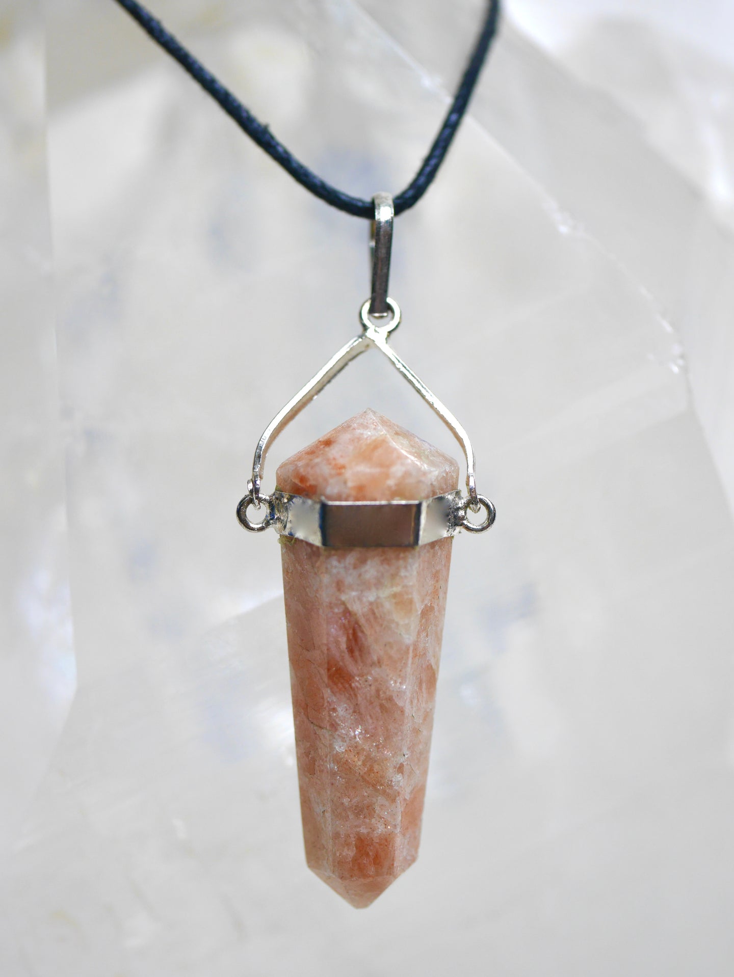 Sunstone Double Terminated Necklace