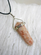 Load image into Gallery viewer, Sunstone Double Terminated Necklace
