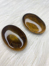 Load image into Gallery viewer, Tiger Eye Small Palm Stone

