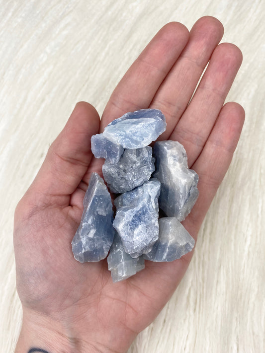 Blue Calcite Rough Chunk