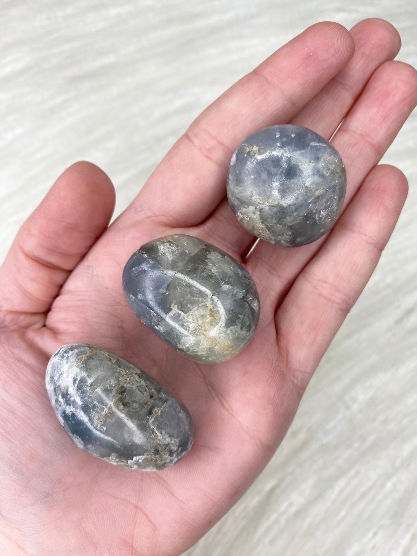 Celestite Large Tumbled Stone