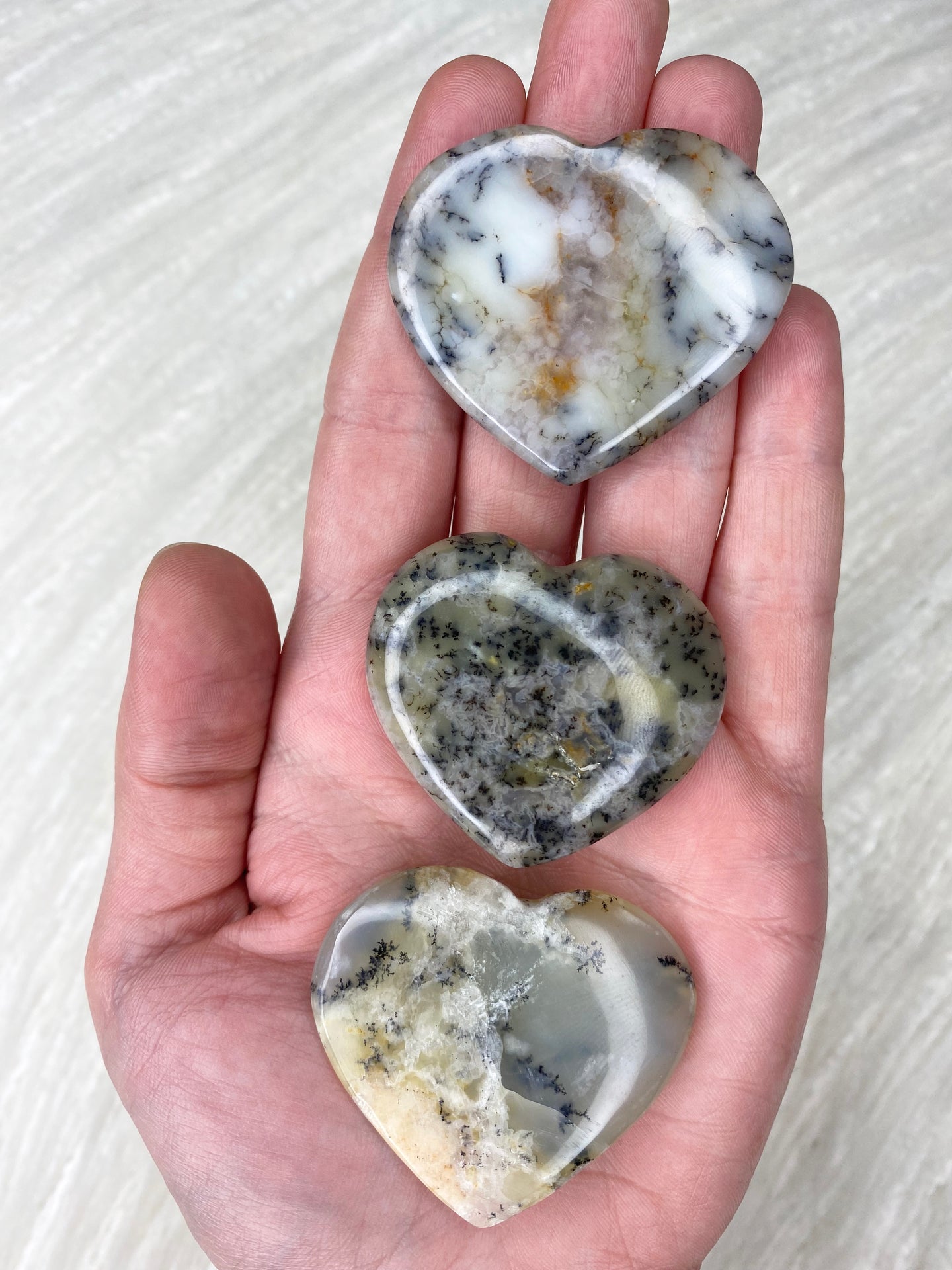 Dendritic Agate Heart