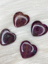 Load image into Gallery viewer, Ruby and Kyanite Heart
