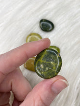 Load image into Gallery viewer, Stichtite in Serpentine/ Atlantisite Small Flat Stone

